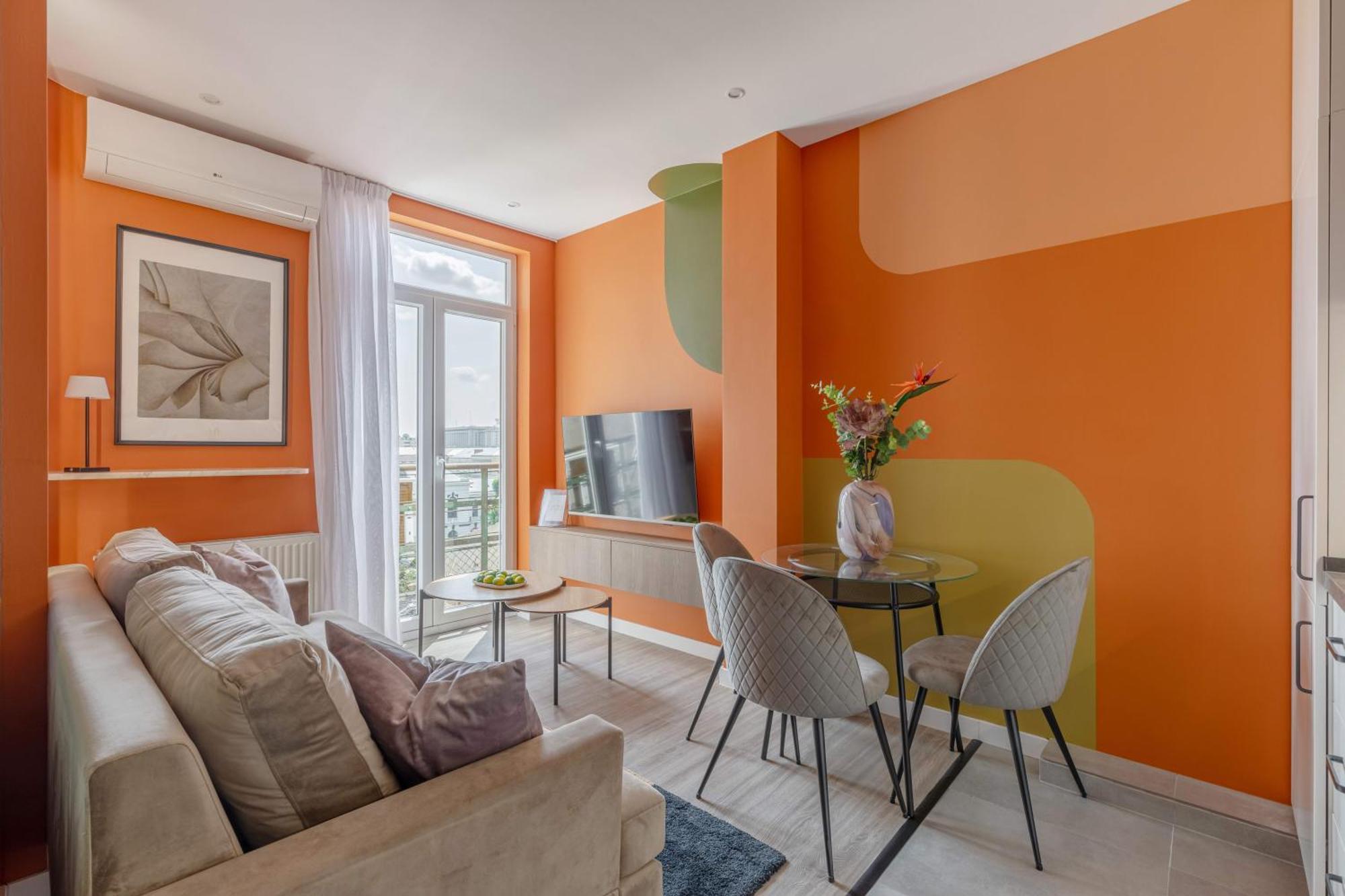 Playful & Bright 1Br Near The Faculty Of Law Apartment บูคาเรสต์ ภายนอก รูปภาพ